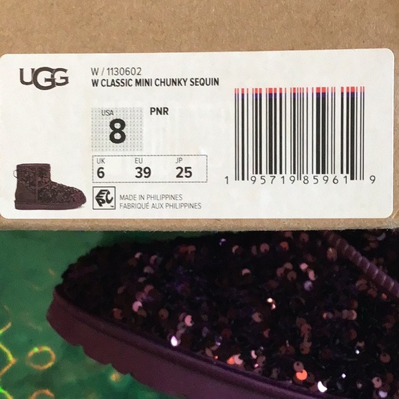 UGG🟣Pinot noir purple sequins - Picture 8 of 16